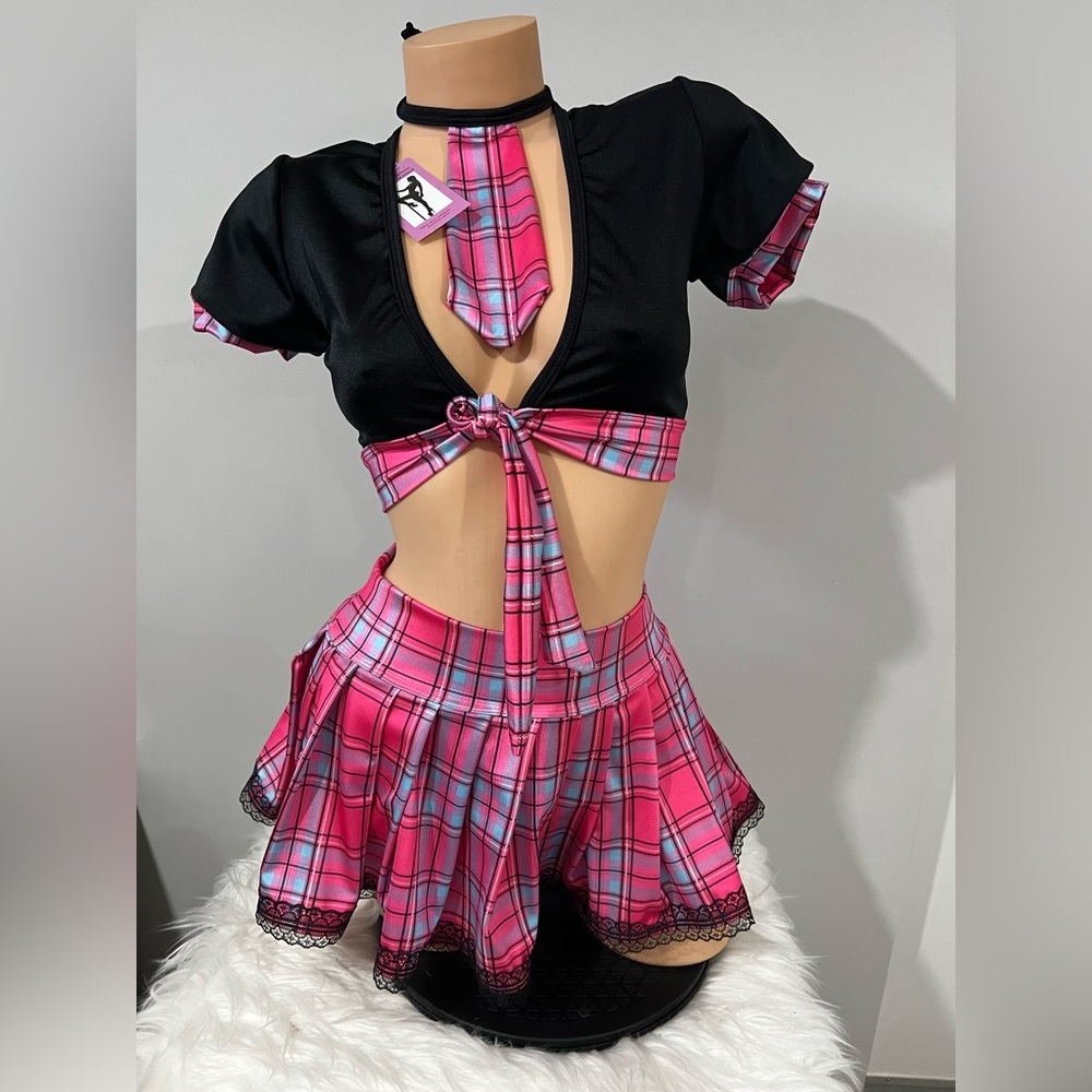 Exotic dancewear school girls outfits